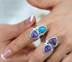 Amethyst Ring: Captivate with the energy of inner peace