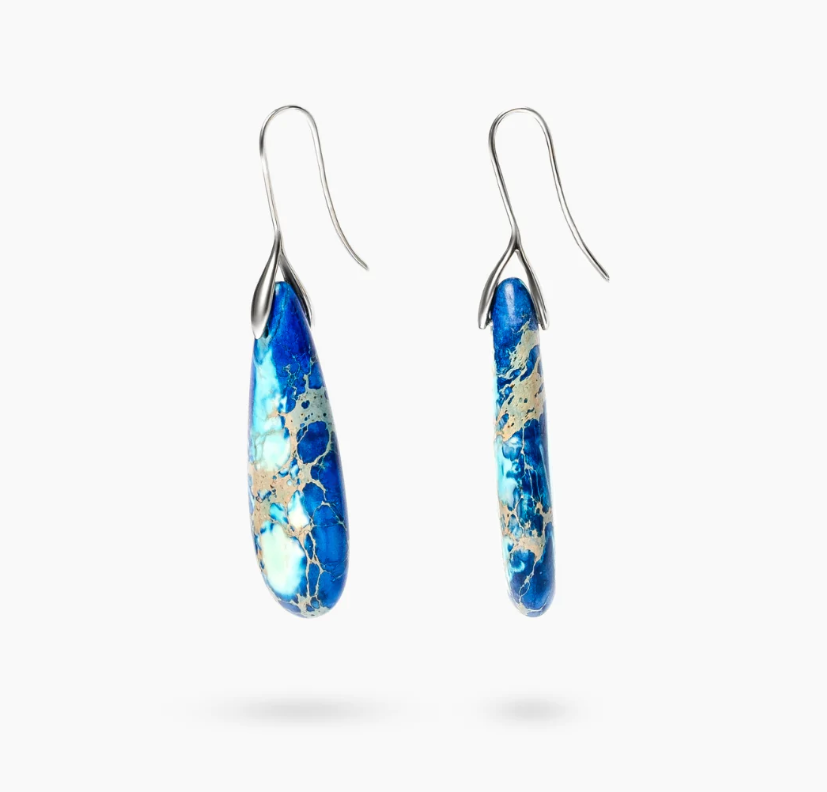 “Intense Oceanic Energy” earrings