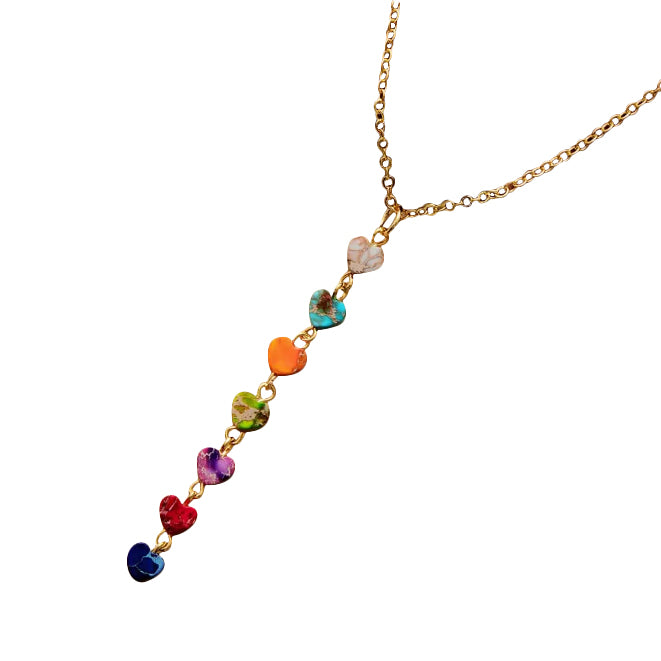 Emperor Jasper Necklace: Realign your Energies with the 7 Chakra Stones