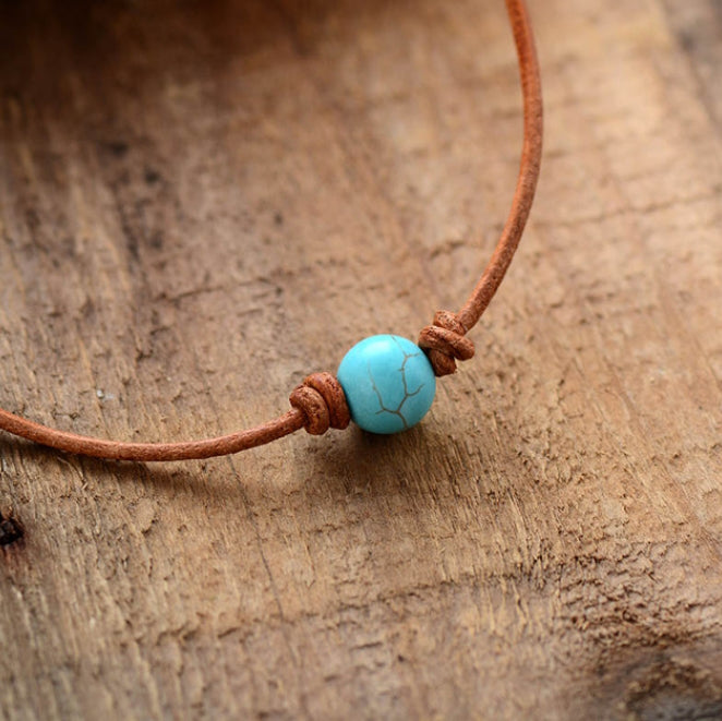 Precious Turquoise Choker Necklace