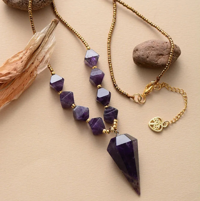 Amethyst Necklace: Spiritual Serenity and Inner Elevation