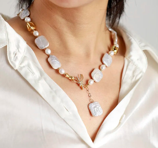 Freshwater Pearl Necklace: Natural Elegance and Inner Serenity