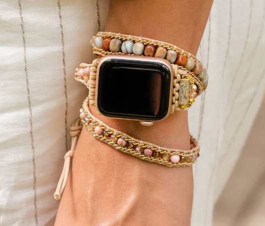 Bracelet for Apple Watch in Soft Jasper for Protection