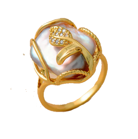 Mother-of-Pearl Ring For Beneficial Energy and Strengthened Feminine Connection