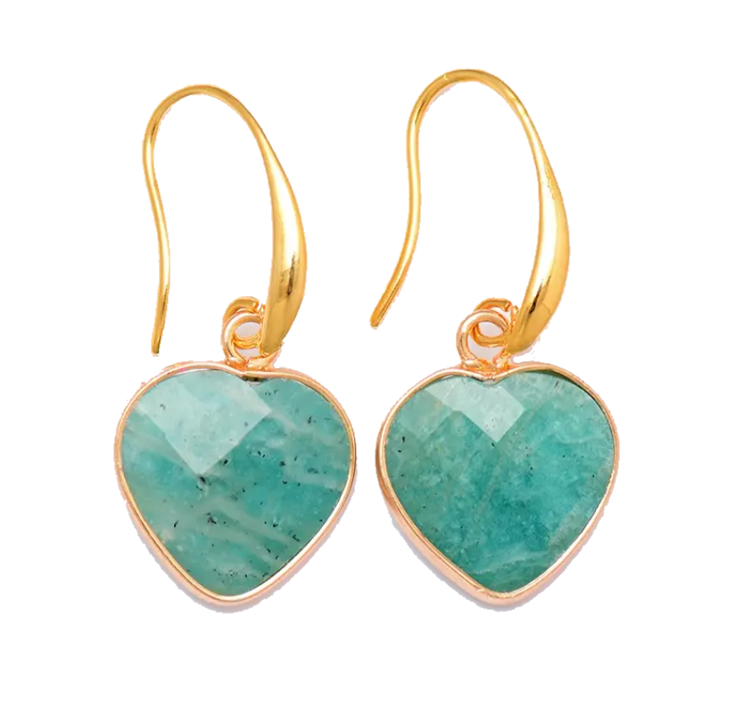 “Green Amazonite Serenity” Earrings