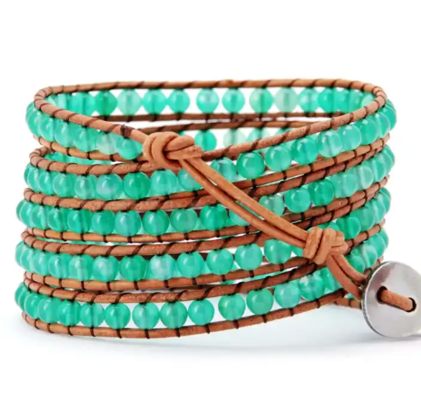 “Green Jade Shard” Lucky Bracelet