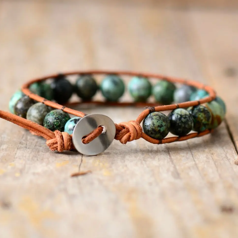 “Tranquil Energy” Bracelet in African Turquoise