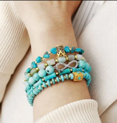 “Blue Opal Shard” Serenity Bracelet