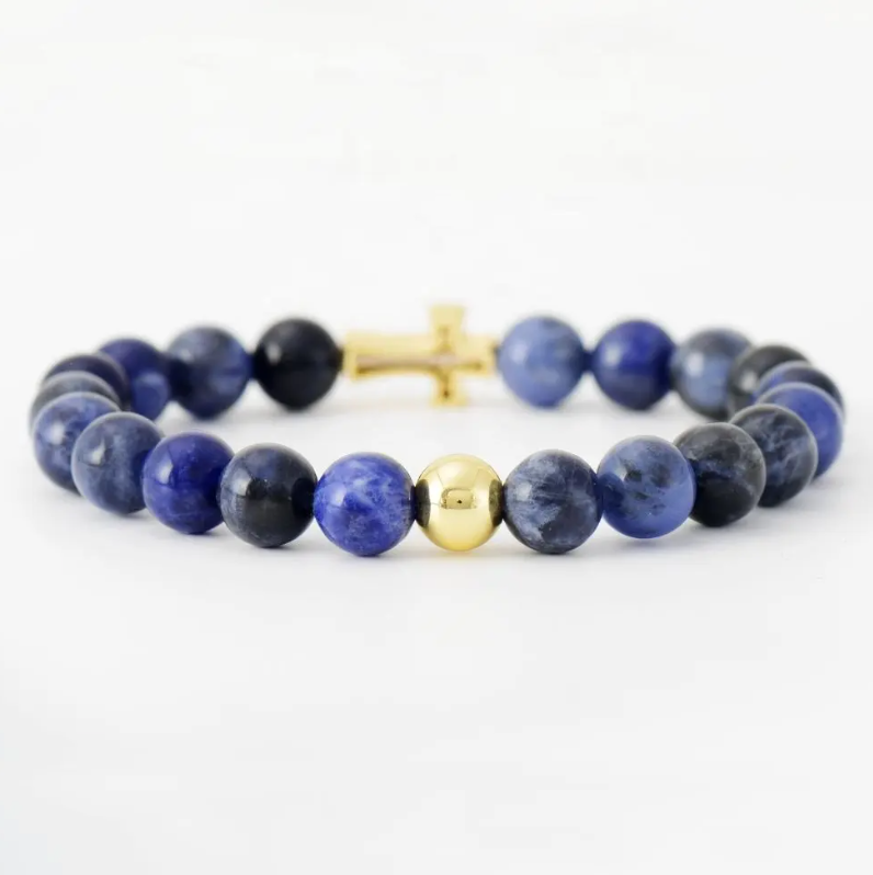 Harmony Bracelet “Night Sky in Blue Quartz”