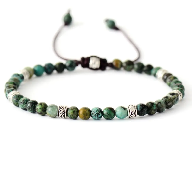 Green Crystal Bracelet “Natural Harmony” 