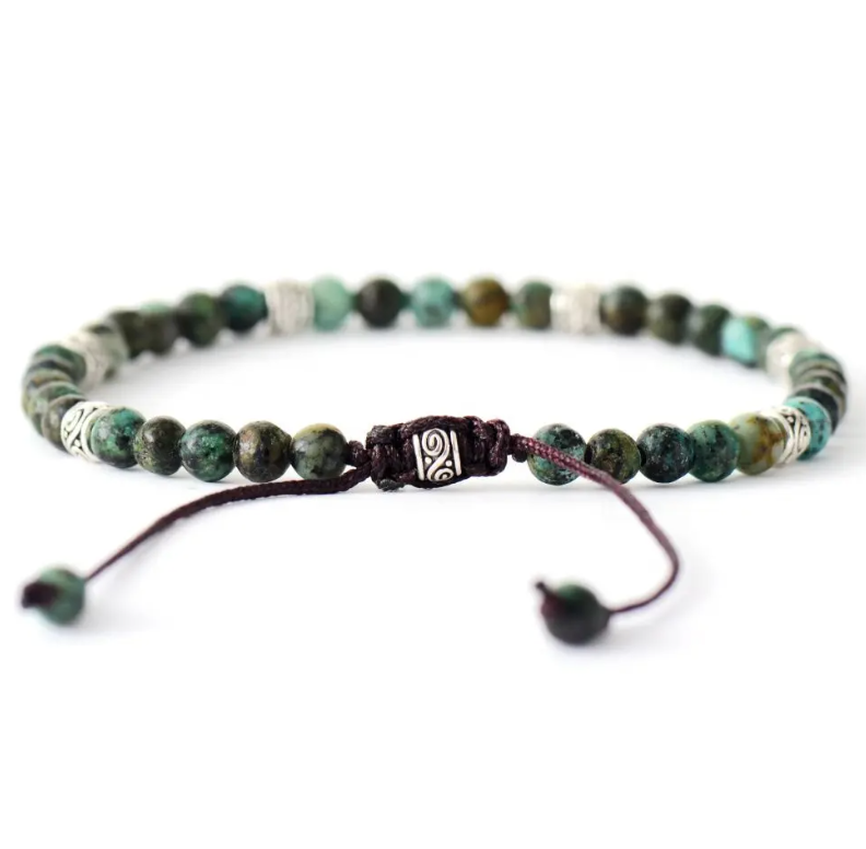 Green Crystal Bracelet “Natural Harmony” 