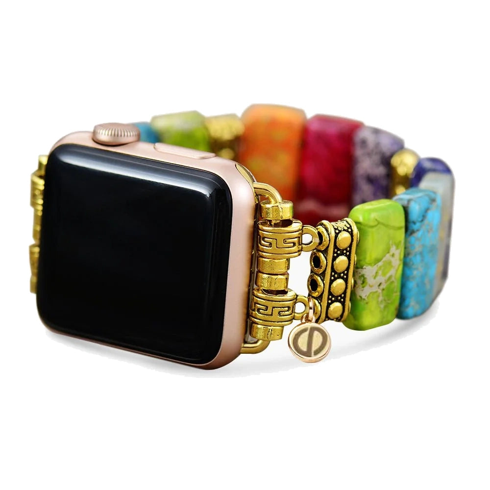 Chic Chakra Stretch Bracelet for Apple Watch
