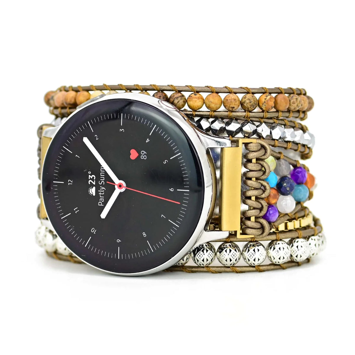 Earth Healing Energy Bracelet Watch For Samsung Galaxy or Garmin
