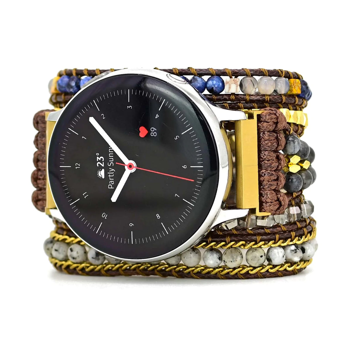 Ethereal Labradorite Watch Strap for Samsung Galaxy or Garmin