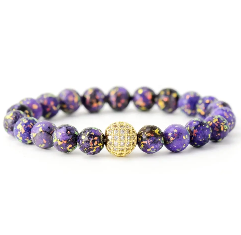 Spiritual Bracelet “Purple Jasper”