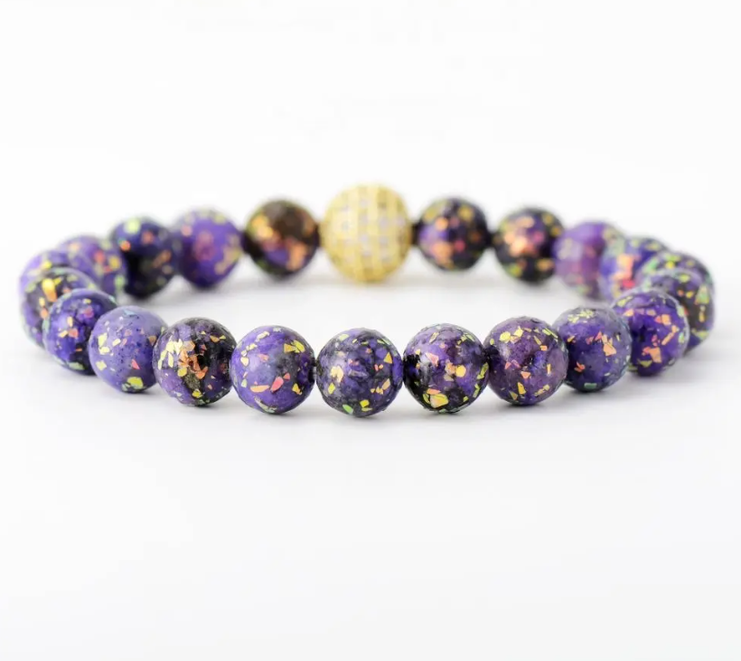 Spiritual Bracelet “Purple Jasper”