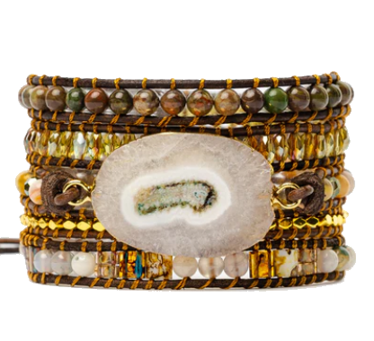 bracelet en agate